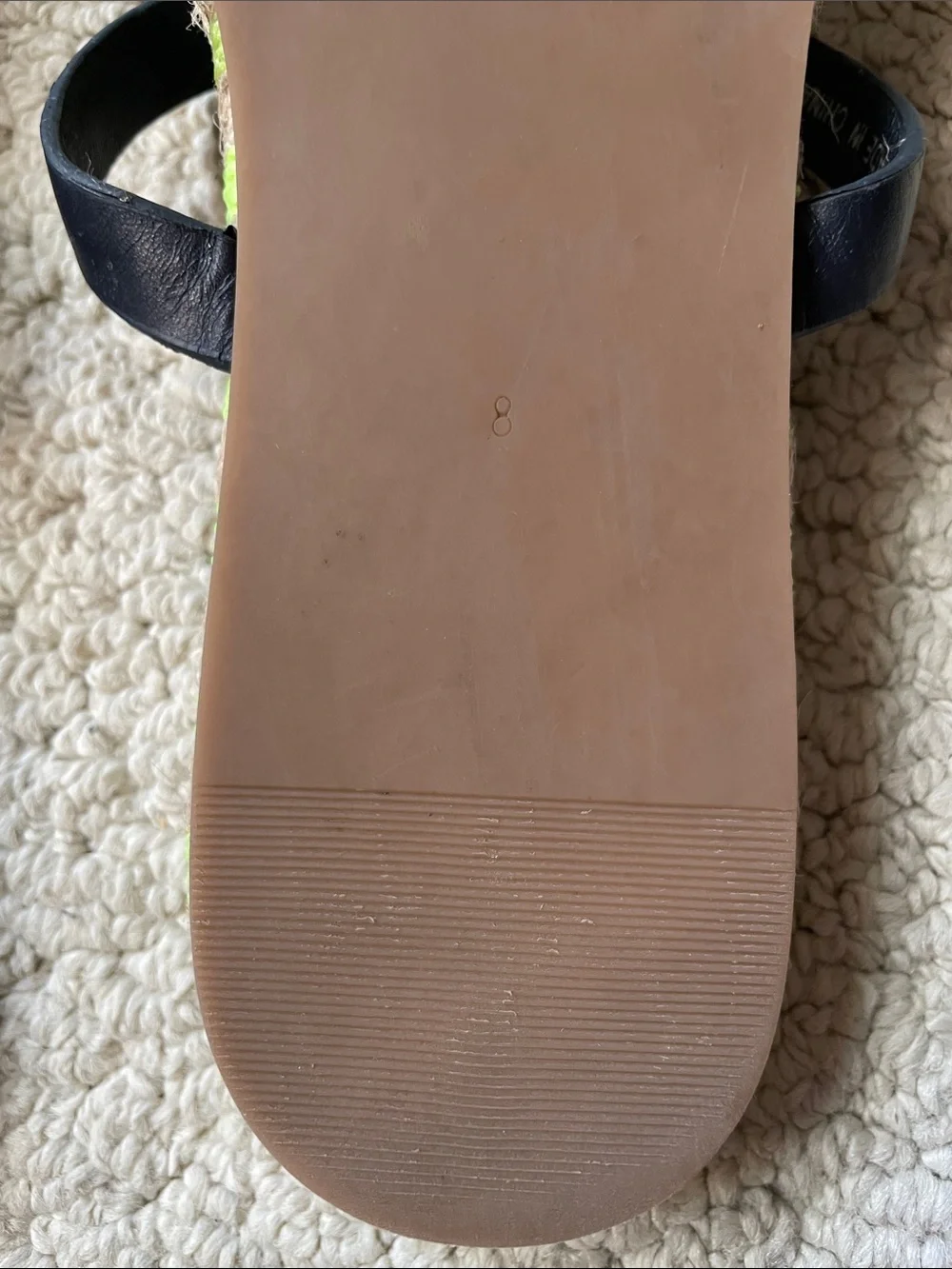 Tory Burch Double Black Leather Strap Sandals